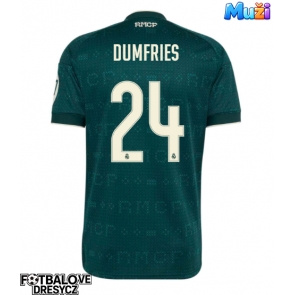 Real Madrid Denzel Dumfries #24 Venkovní Dres 2026-27 Krátký Rukáv